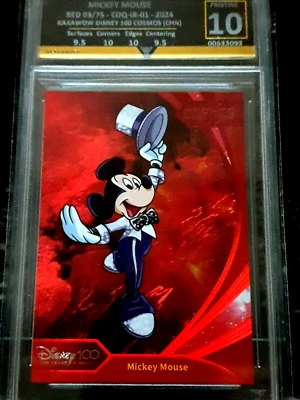 kakawow disney 100 cosmos Mickey Mouse Graded 10 3/75 - Image 1 of 4