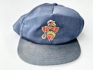 Vtg Camel Joes Tackle Shop Mens Hat Blue Embroidered Baseball Snapback Cap - Picture 1 of 5