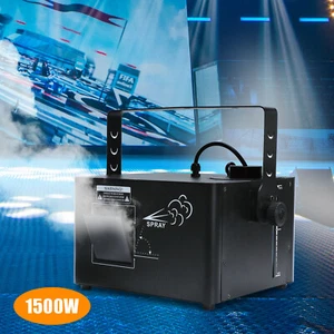 DMX Low Profile Hazer Haze Smoke Fog Machine Theater DJ Stage Effect & RC 1500W - Picture 1 of 17