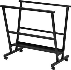 Print Rack Art Storage Rack with Rolling Casters Metal Print Display Rack - Picture 1 of 6