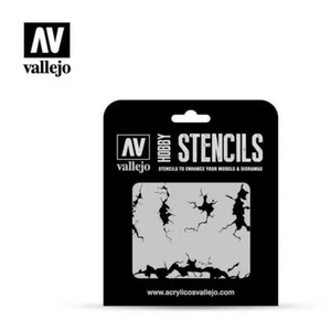 Vallejo Stencils Cracked Wall - Bild 1 von 2