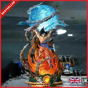 π₯25cm Dragon Ball Z Super Saiyan Goku Spirit Bomb Anime Dbz Model Action figure - Picture 1 of 7