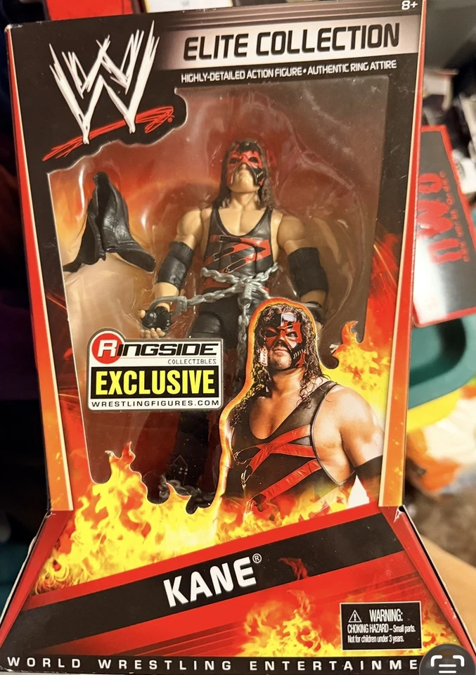 Mattel Elite Collection Kane Wrestling Action Figure WWE Rare Exclusive Series 1 - Image 1 of 1