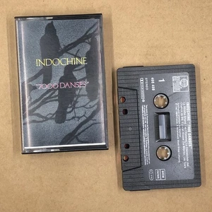 INDOCHINE Cassette Tape 80s New Wave Synth Pop 7000 DANSES UK RELEASE - Imagen 1 de 6