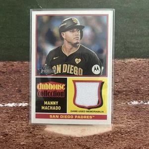 2025 Topps Heritage Clubhouse Collection Jersey Patch Manny Machado - Picture 1 of 2
