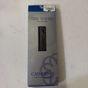 Pantimedias Catherines Día Transparente Medias Acanaladas Panty Off Negro Talla Grande C - Imagen 1 de 3