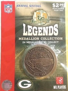 Moneda de los Green Bay Packers Legend's 🏟 Cincuenta años de Lambeau Field LAMBEAU FIELD 🪙 - Imagen 1 de 4