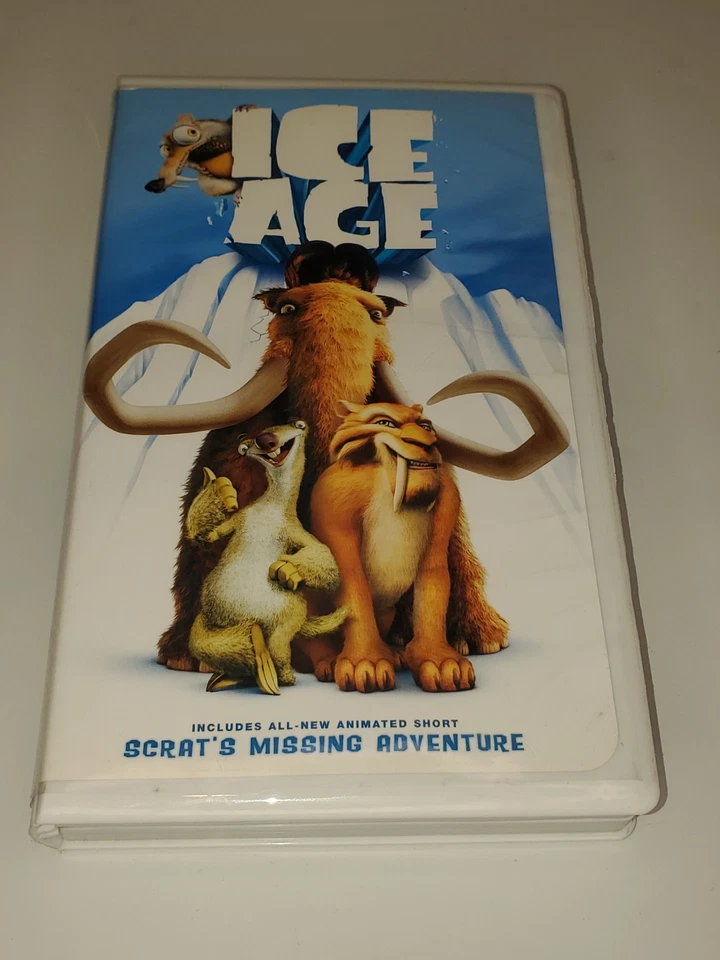 Vintage 2002 ICE AGE VHS Movie Includes Bonus Short "Scrats Mising Adventure" PG - Image 1 of 4
