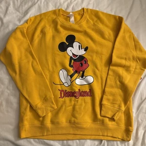 Felpa Walt Disney World Topolino giallo chiaro 2024 adulto XL NUOVA CON ETICHETTE - Foto 1 di 6