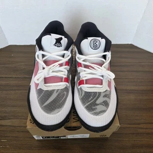 Nike Kyrie 8 White University Red Size Y7 NIB - Picture 1 of 7
