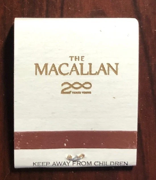 The Macallan 200th Anniversary Matchbook Foto 1 de 1