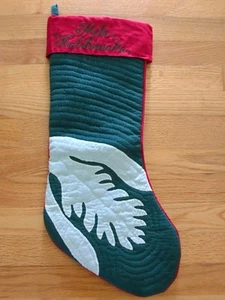 Medias de Navidad Acolchadas Tropicales Grandes Hawaianas Mele Kalikimaka 21" - Imagen 1 de 13