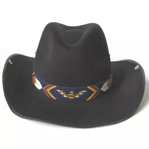 Beaded Hat Band Native American Style Handmade hatband - Picture 1 of 2