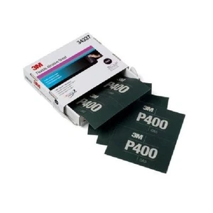 3-M 34337 Flexible Abrasive Hookit™ Sheet, 5.5 in x 6.8 in P400 Grit-25 Per Box - Picture 1 of 1