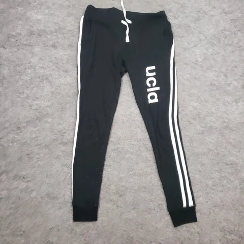 UCLA Bruins Joggers Womens S Small Sweatpants Striped Pants NCAA Football Black Cover