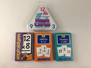 Trend 3 Corner Addition & Subtraction, Mult. Flash cards, + 2 School Zone sets - Bild 1 von 5