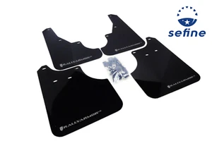 Flaps de barro Rally Armor UR logotipo plateado para 09-13 forester #MF11-UR-NEGRO/SIL - Imagen 1 de 2