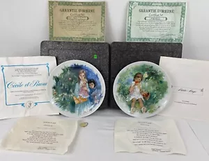 Platos coleccionables Limoges-Turgot-Durand's Children-Por René' Veignant - Imagen 1 de 11