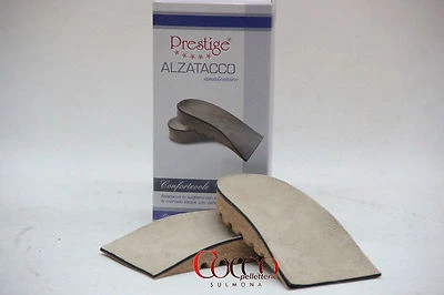 PRESTIGE ALZATACCO TALLONE ANATOMICO SUGHERO CARBONE ATTIVO MICROFIBRA VARIE TG E MISURE