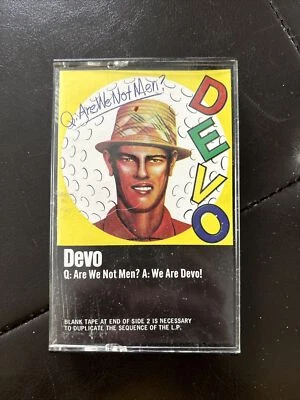 DEVO “Are We Not Men? We Are Devo!” Cassette Tape. Tested - Image 1 of 2