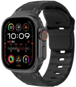 Sport Bands for Apple Watch Ultra 2 Band 49mm 45mm 44mm 42mm Men WomenRugged ... - Picture 1 of 9