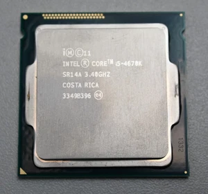 INTEL CORE i5-4670K SR14A 3.40GHZ LGA1150 CPU PROCESSOR ONLY TESTED - Picture 1 of 7
