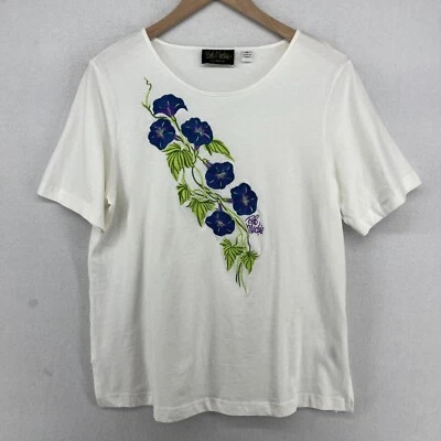 Top BOB MACKIE M Morning Glories Usable Arte Cuello Redondo Manga Corta Algodón Blanco Foto 1 de 4