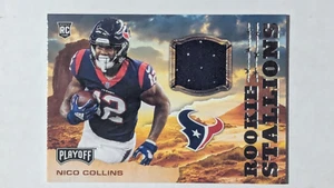 Nico Collins 2021 Panini Playoff Rookie Stallions #RS-NCO (MEM, RC) TEXANS - Bild 1 von 3