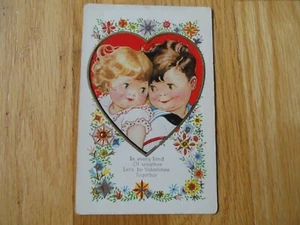 Vintage Valentines Postcard Unposted - Picture 1 of 3
