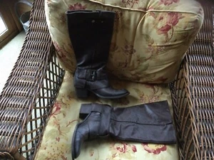 Women’s Kenneth Cole Reaction brown leather boots 9 1/2 med - Bild 1 von 3