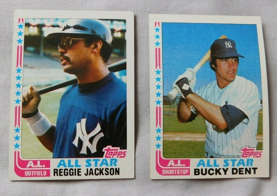 1982 Topps New York Yankees Baseball Card Pick one - Image 1 of 1