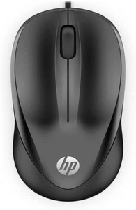 HP 1000 Black Wired USB Mouse (4QM14AA#ABL) 1200 DPI - Picture 1 of 6