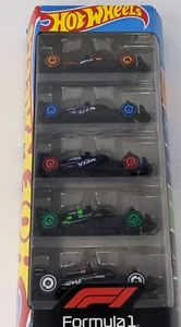 Hot Wheels F1 Formula 1 Racing 5 Pack 1:64 Diecast Cars Set - Picture 1 of 3