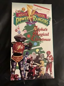 Mighty Morphin Power Rangers: Alpha's Magical Christmas (VHS, 1994) - Picture 1 of 4