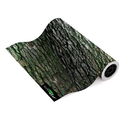 Camo Guns Wrap Skins Premium Vinyl Matte Camouflage Roll (7,8х39)  BARK-2 - Image 1 of 4