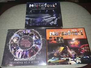 18-CD/DVD Box Lot Neal Morse Live Morsefest! 2014 2015 2017 ? Testimony *NEW* SS - Picture 1 of 7