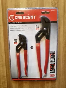 "NUEVO Juego de alicates de lengua y ranura Crescent 2 piezas 7"" y 10"" - R200SET2 - Imagen 1 de 4