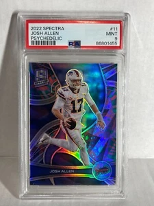 2022 Panini Spectra PSYCHEDELIC Prizm /5 JOSH ALLEN BILLS SSP PSA 9 - Bild 1 von 2