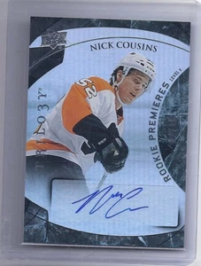 15-16 2015-16 UPPER DECK TRILOGY NICK COUSINS LEVEL 2 AUTO BLACK /68 150 FLYER - Picture 1 of 1