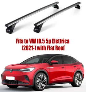 Premium Roof Rack Bars For VW ID.5 5p Elettrica (2021-) Flat Roof AL302/475M - Picture 1 of 6
