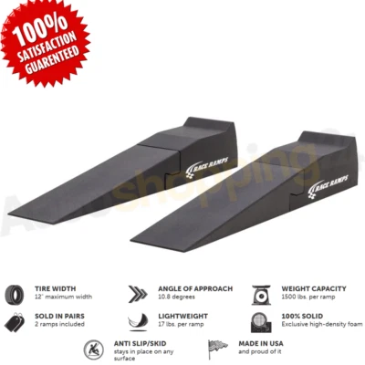 Race Ramps RR-XT-2 67" XT Two-Piece Race Ramps - 10.8 Degree Approach Angle - Image 1 of 4