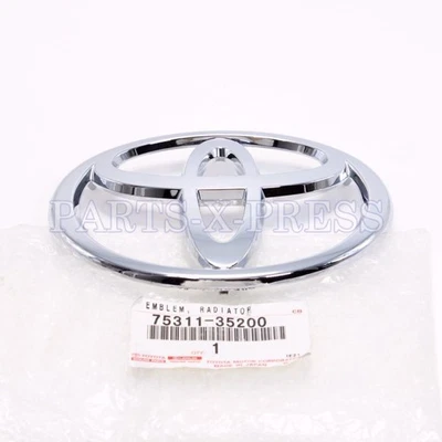 GENUINE OEM TOYOTA RAV4 2004-05  75311-35200 FRONT RADIATOR GRILLE CHROME EMBLEM - Изображение 1 из 4