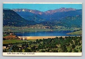 Postcard CO Estes Park Colorado Lake View Continental - Picture 1 of 2