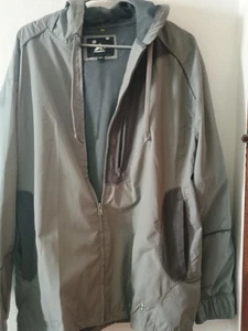 Green Athletec Windbreaker With Hood  Size Large. Preown GC,Nylon - Picture 1 of 8
