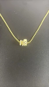 Coach Signature Enamel Pendant Necklace - Picture 1 of 5