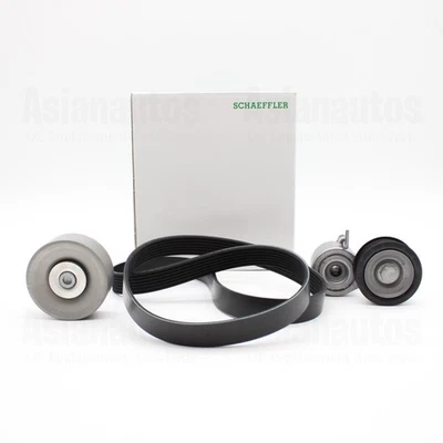 Juego de cinturón acanalado INA V para Audi S4 2010-2016 Foto 1 de 4