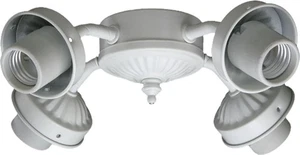 Quorum International 2444-CFL White 4 Bulb Fluorescent Fan Light Kit - Picture 1 of 1