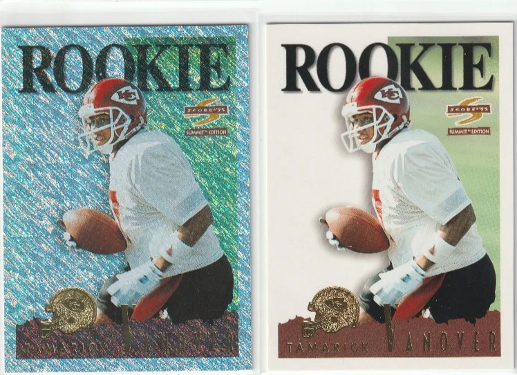 1995 Score Summit Edition Tamarick Vanover Ground Zero Parallel #154 KC Chiefs - Image 1 of 3