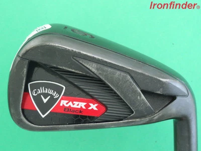 Callaway RAZR X Black Single 6 Iron Regular Graphite Shaft Mens Right Hand - Image 1 of 4