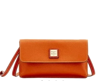 Cartera Bandolera Dooney & Bourke Grano Guijarro Cuero Milly Caramelo NUEVA🎀NUEVA CON ETIQUETAS🎁NUEVA EN PAQUETE Foto 1 de 4
